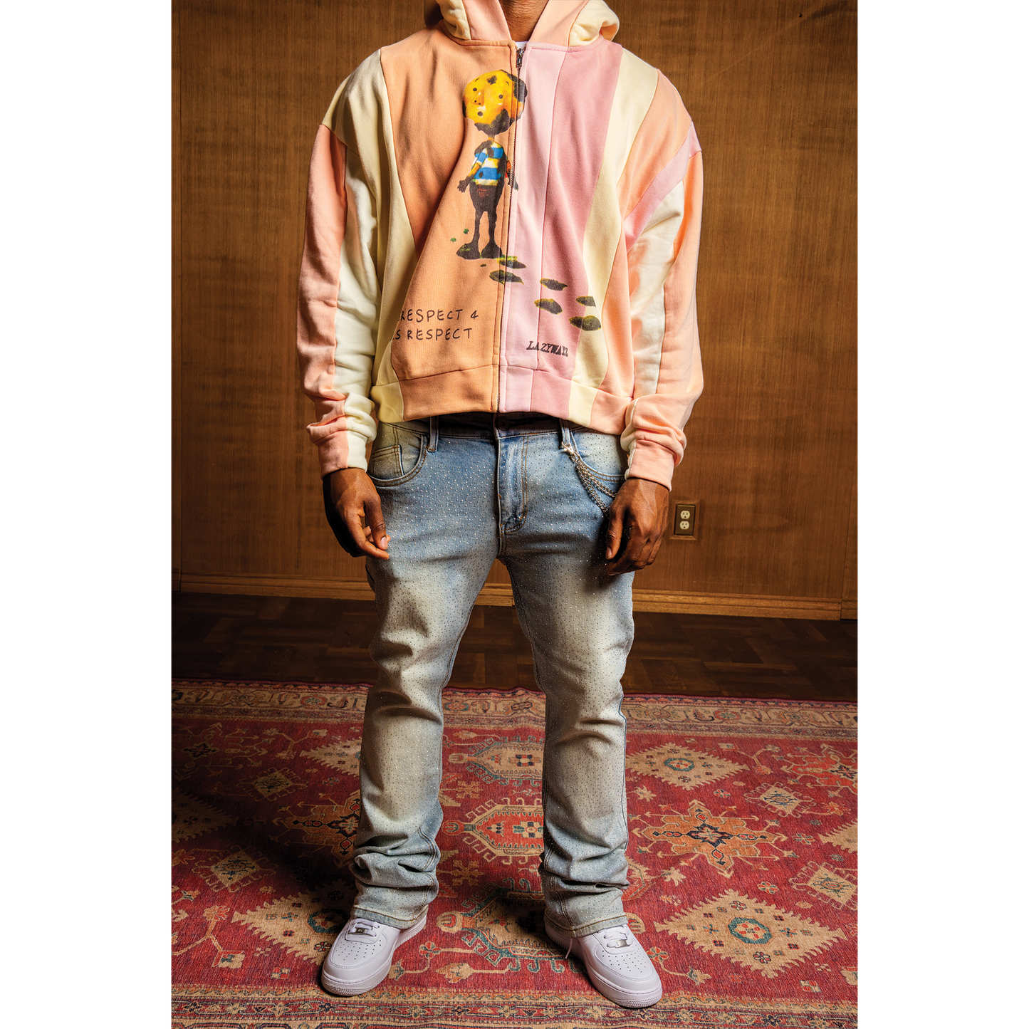 Disrespect4Dis-Respect Multi-Color Zip Up