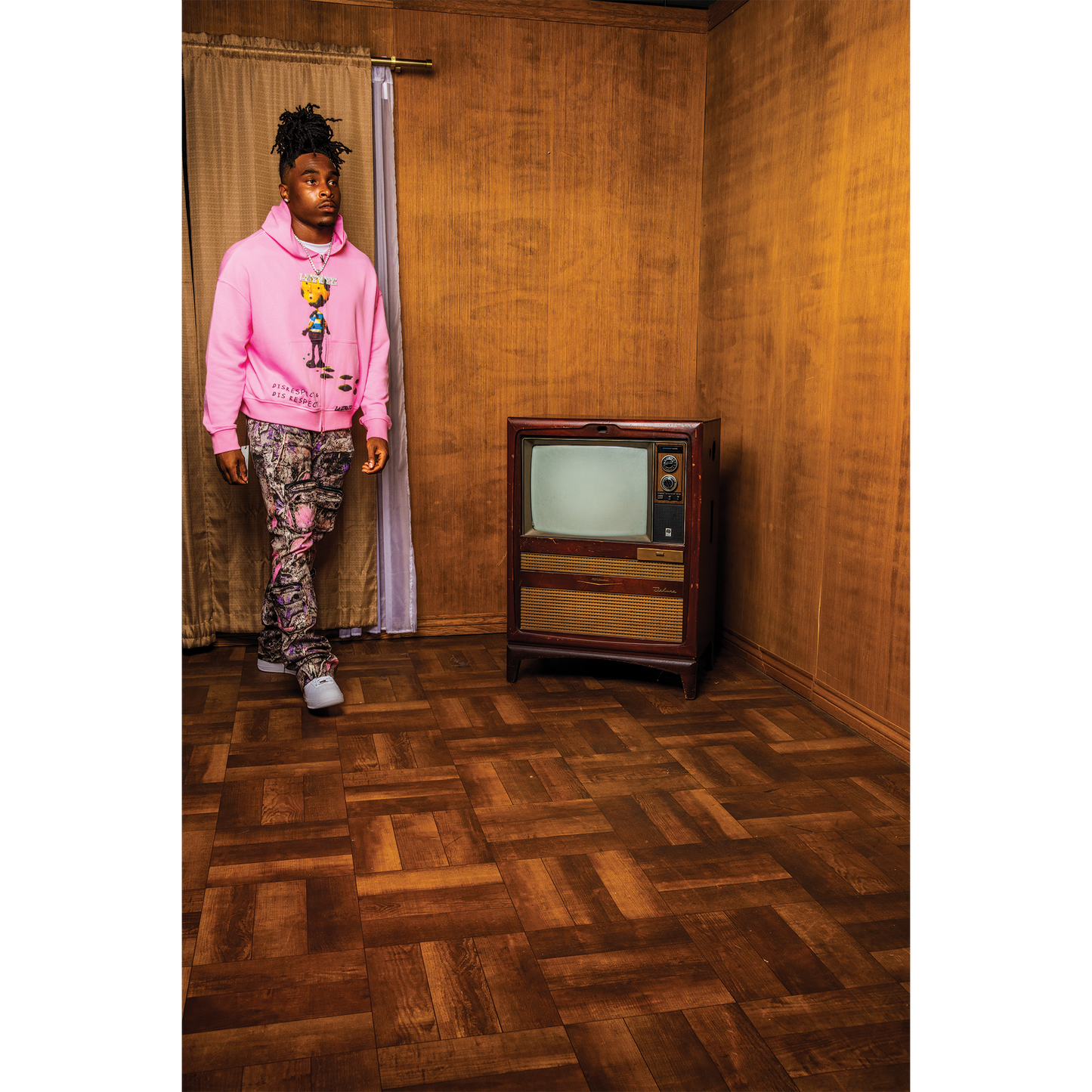 Disrespect4Dis-Respect Pink Zip Up